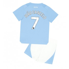 Baby Fußballbekleidung Manchester City Joao Cancelo #7 Heimtrikot 2023-24 Kurzarm (+ kurze hosen)